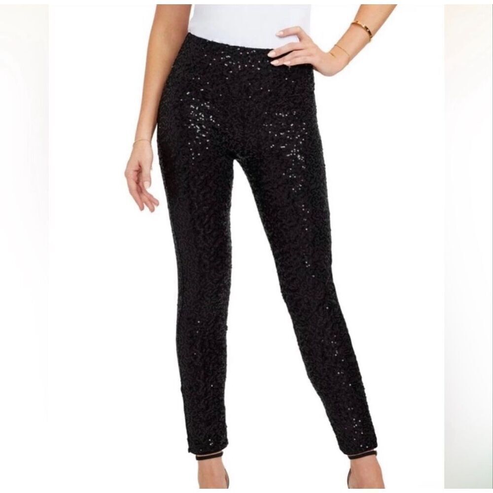 NWT Tipsy Elves Sparkle Sequin Leggings size large
